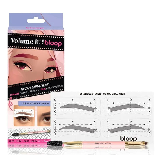 Natural Arch 03 Brow Stencil Kit bloop