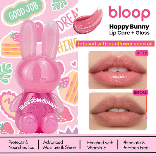 Happy Bunny Lip Care + Gloss Blossom bloop