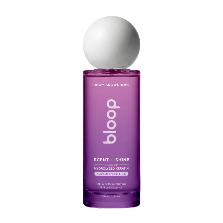 Scent & Shine Hair and Body Hydrating Perfume Essence Dewy Snowdrops bloop
