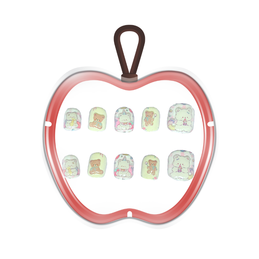 Apple Pop! Teddies Press-On