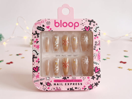 Bloop Holiday Edition Press-On Nails — Festive Mix & Match Collection BLOOP Beauty Made Easy