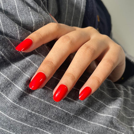 PO007 Crimson Heat Press-On