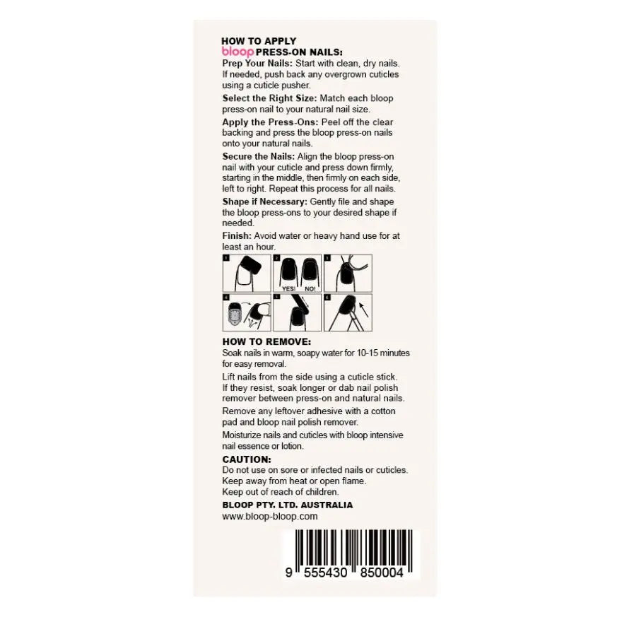 CAT02 Rosy Glow Press-On bloop
