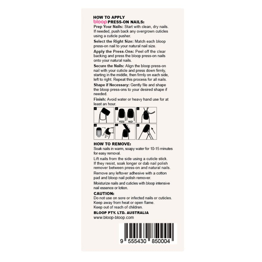 PO009 Deep Plum Press-On