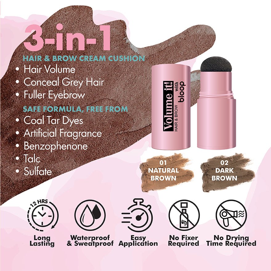 Dark Brown Volume It ! Cream Cushion