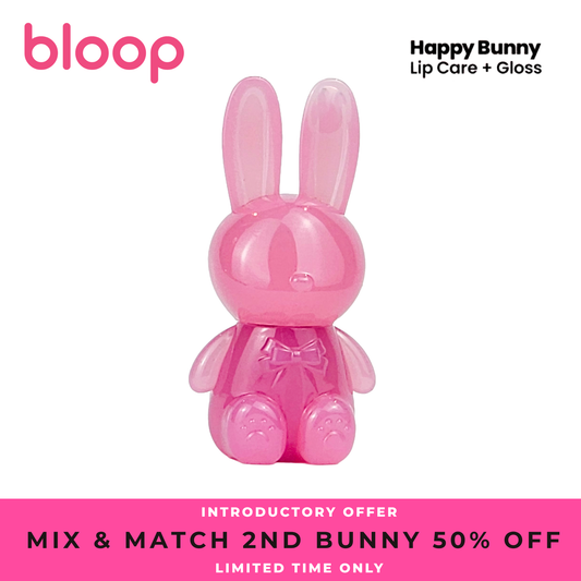 Happy Bunny Lip Care + Gloss  Blossom