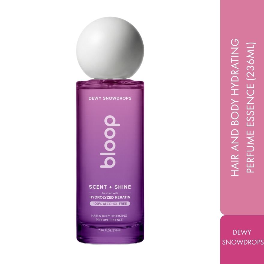 Scent & Shine Hair and Body Hydrating Perfume Essence Dewy Snowdrops