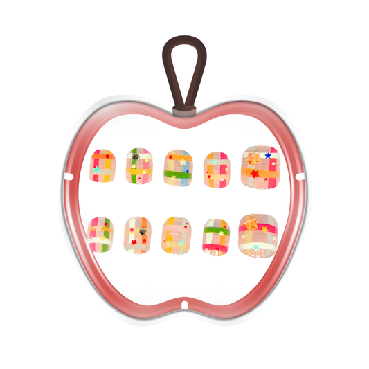 Apple Pop! My Lucky Stars Press-On