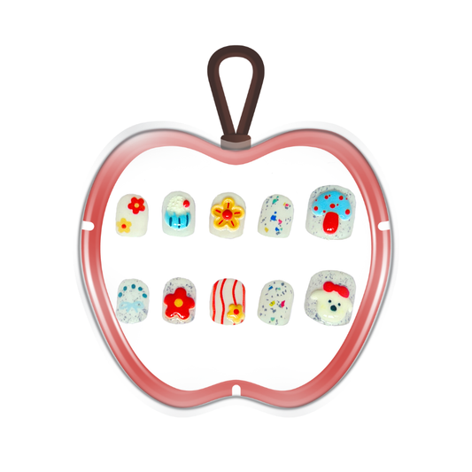 Apple Pop! Snow Bear Press-On