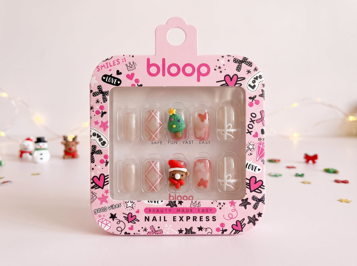 Bloop Holiday Edition Press-On Nails — Festive Mix & Match Collection BLOOP Beauty Made Easy