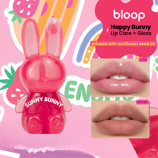 Happy Bunny Lip Care + Gloss Sunny